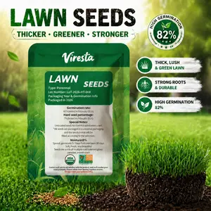 Grass Seed and Shade Grass, Grows quickly and withstands all seasons, perfect for high-quality turf and golf courses, High Germination Grass Seeds Grown in USA