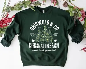 Christmas Tree Sweatshirt Griswold's Tree Farm Since 1989 Crewneck Xmas Family Gift Holiday Spirit Shirt Little Full Lotta Sap, Gifts For Merry  Christmas