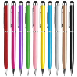 Multifunctional Stylus Pen, Universal Touch Screen Pen, 2 in 1 High-quality Handwriting Pen, Tablet Stylus Pen Compatible with iPad iPhone Android Samsung Galaxy