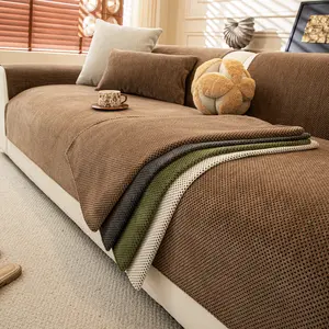 Chic Chenille Sofa Cushion Cover, Sofa Couch Covers, Universal Pet-Friendly Design, Protector, Fits Single to Multi-Seater Sofas