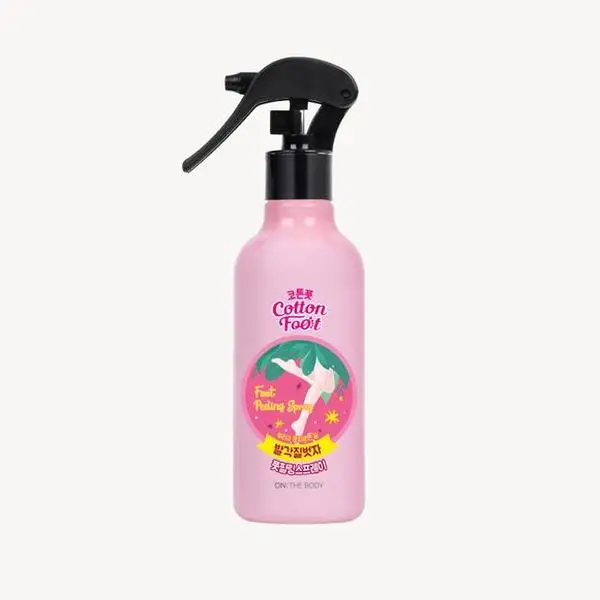 On: The Body Cotton Foot Foot Peeling Spray