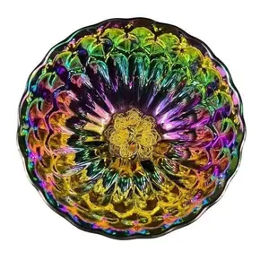 Rainbow Scalloped Phoenix Motif Handmade Jianzhan Teacup