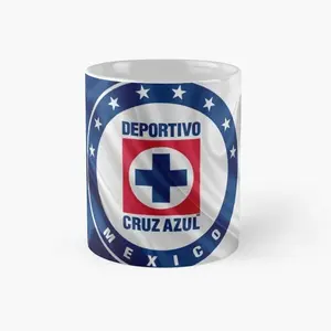 Cruz Azul Mug, Football Fan Coffee Cup, Gift For Fans, Birthdays, Gift For Friends, The Blue and White Color  Represents the Pride of Cruz Azul