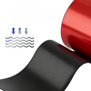 Car Side Scratch Guard Strip, 5x200cm Rubber Bumper Protector, Universal Fit for Front and Rear Bumpers, Car Decoration Accessory