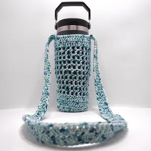 Large Crochet Water Bottle Holder