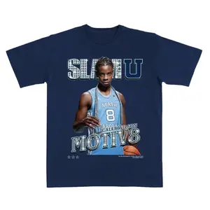 SLAMU Caleb Wilson Basketball T-Shirt, North Carolina #8 Motiv8 Graphic Tee, Unisex Fit For Men Women, Gift for Basketball Fans 0HU