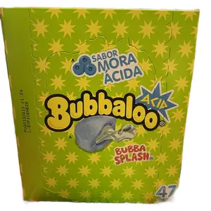 Bubbaloo Sabor Mora Acida 47 Piece Gum Snack