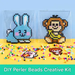 Fuse Beads DIY Craft Kit |   5MM Animal Pattern Bead Set |   Creative Educational Art Toy for Kids