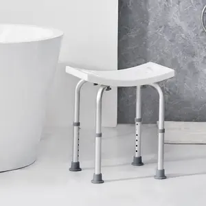 Shower Chair Seat 350lb Bath Stool Padded Height Adjustable Bathtub Tool for Comfort and Support Ultimate Safety and Flexibility