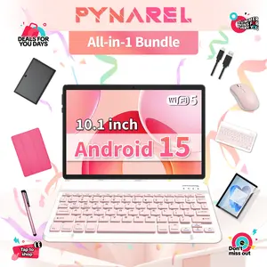 【DealsForYouDays&FathersDayGift】2026 Android 15 Tablet, Complete All-in-1 Bundle with Keyboard, Mouse, Stylus & Case, Father's Day Gift for Dad, Home Office & Outdoorfun summerwins