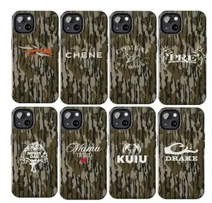 Mossy Oak Bottomland Camouflage Pattern Vintage Sitka Waterfowl Hunting Camo Tough Phone Case. Rustic Nature Outdoor Aesthetic Rugged Shockproof Protective Cover For iPhone 17 Pro Max 16 Air 15 14 13 12 11.