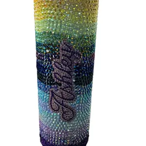 Custom Rhinestone Tumblers Choose Your Color and Name Unique Design Personalized Gift Idea for Any Occasion *Purchasing this item means you must communicate with seller to make your custom tumbler.*