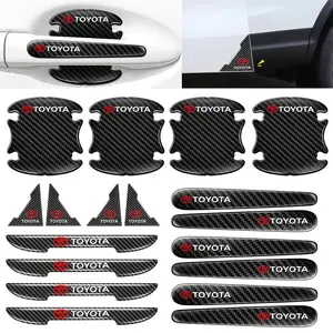 Toyota Car Door Handle Protector Complete Set, Scratch-Resistant & Collision Prevention, Fits All Toyota Models, Automotive Decoration Accessories