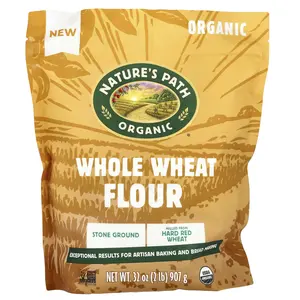 Nature's Path Organic Whole Wheat Flour, Stone Ground, 2 lbs (907 g) Nature's Path Organic Whole Wheat Flour, Stone Ground, 2 lbs (907 g)