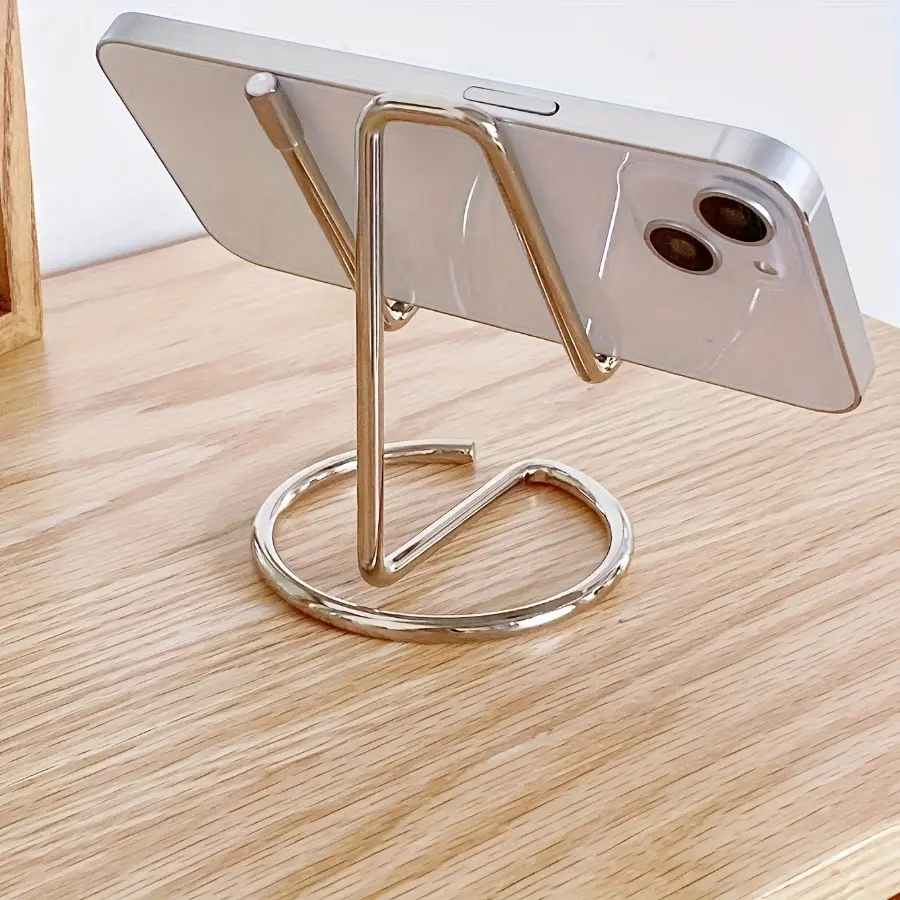 Iron phone holder, waterproof bedside table and desktop holder, suitable for kitchen countertops, 1 pot lid storage rack organizer, portable phone holder, Smartphone Holder Stand, Mobile Phone Mount