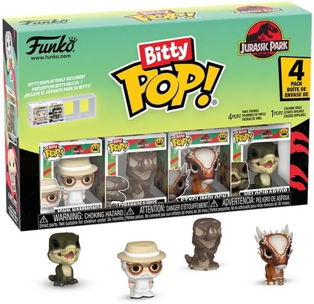 Funko Bitty POP!: Jurassic Park - Raptor 4-Pack  [COLLECTIBLES] Vinyl figurine/statue, 4 Pack, Collectible