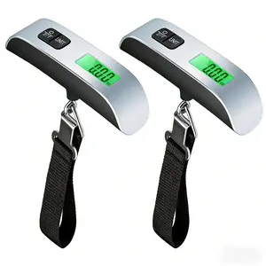 Buy One Get One Free Luggage Scale, 110lb Luggage Weight Scale with 4 Unit Switching Functions&LED Display, Luggage Scale Travel Digital for Weighing Luggage, Backpacks, Packages and Markets