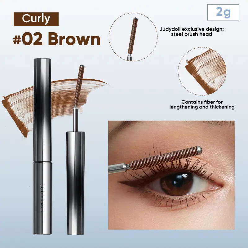 (2g) 6°Curling Design #02Brown