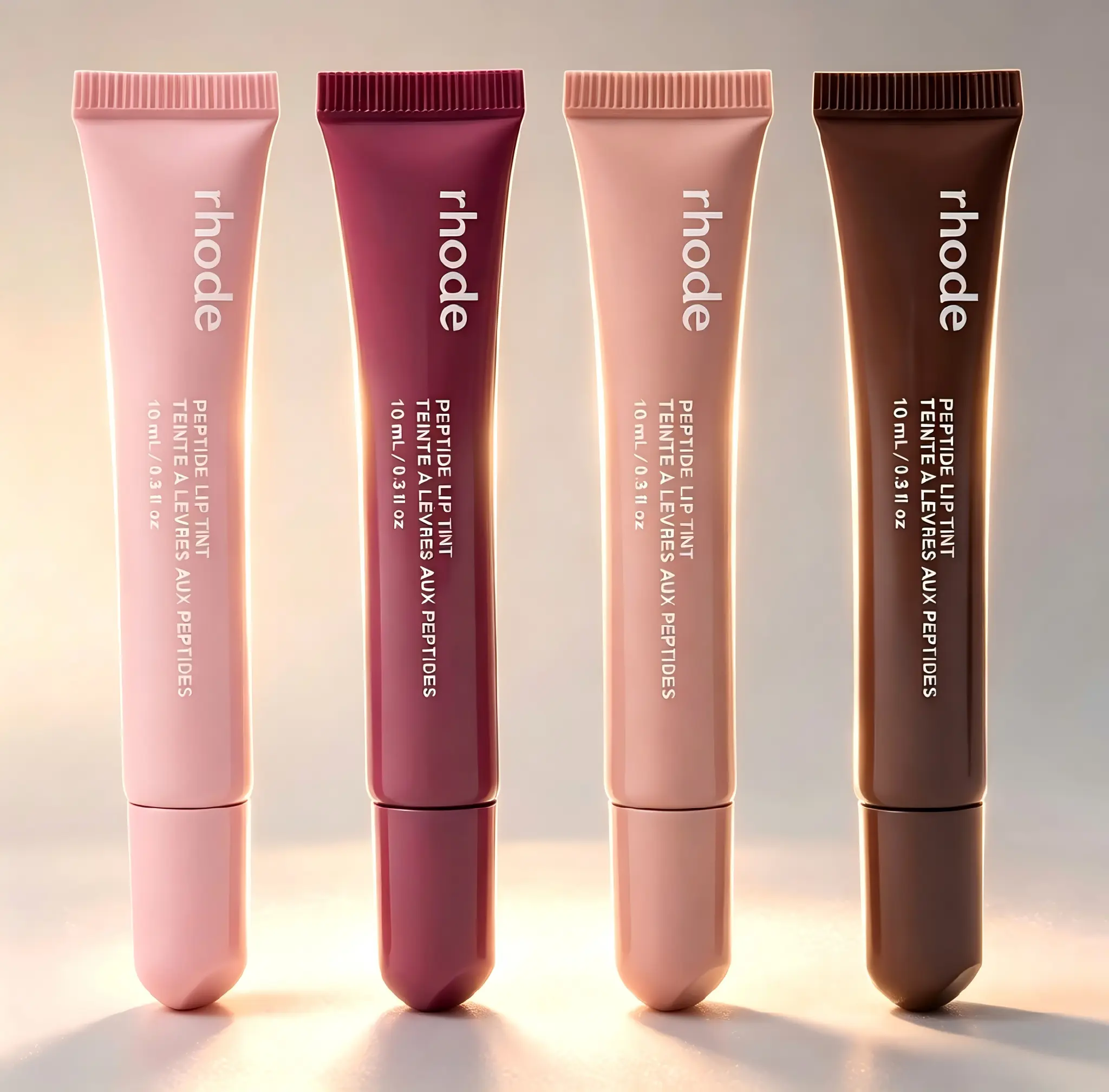 Ruby & Millie Peptide Lip Tint, Hydrating Tinted Lip Balm, Long Lasting Natural Lip Color, 4 Shades Available, 10ml