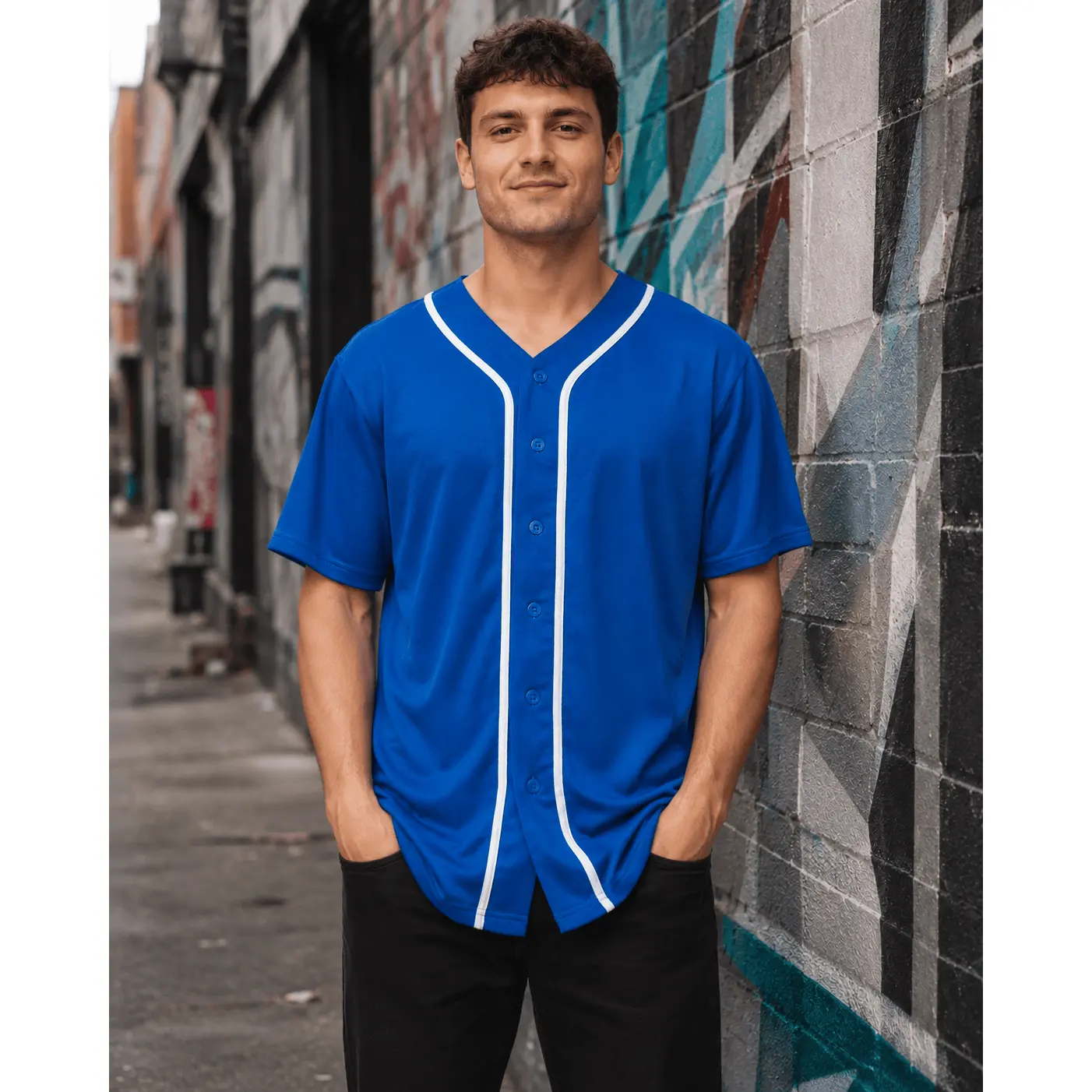Adult Button-Down Baseball Jersey