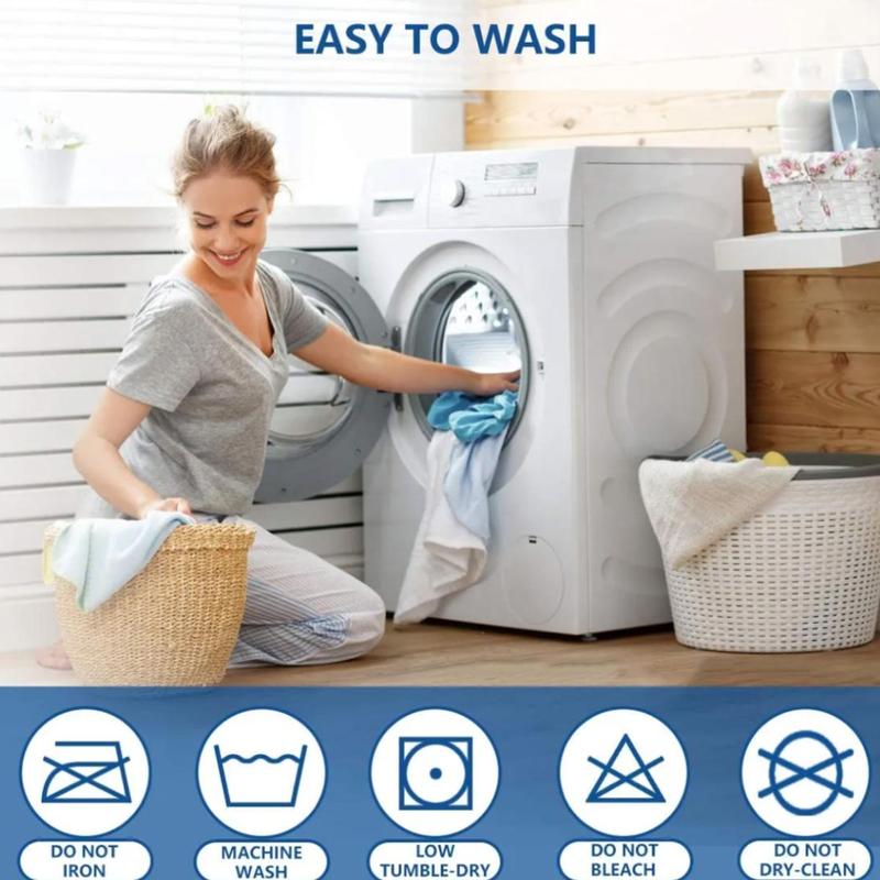 Solid Color Waterproof Plaid Textured Fitted Sheet, Soft Simple Bedding Quilted Mattress Cover for Bedroom, Pillow Case without Filler, Summer Bedroom Decor, Protective Sheets