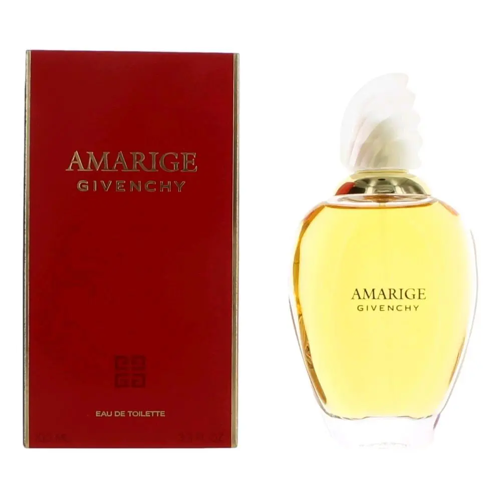 Givenchy Amarige Eau de Toilette Spray for Women, Authentic Classic Scent Perfume, 3.3oz Single Bottle in Box