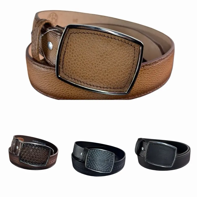 Premium Western Leather Belt/ Cinto Vaquero de Piel Rodeo/ Cowboy Belt
