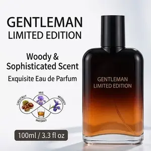 Men's Perfume 100ml | Whiskey Woody Scent | Long-Lasting, Luxurious Fragrance | Gradient Bottle Gift Set | Perfect for Business, Commuting, and Dates | Ideal Birthday and Holiday Gift for Boyfriends and Husbands