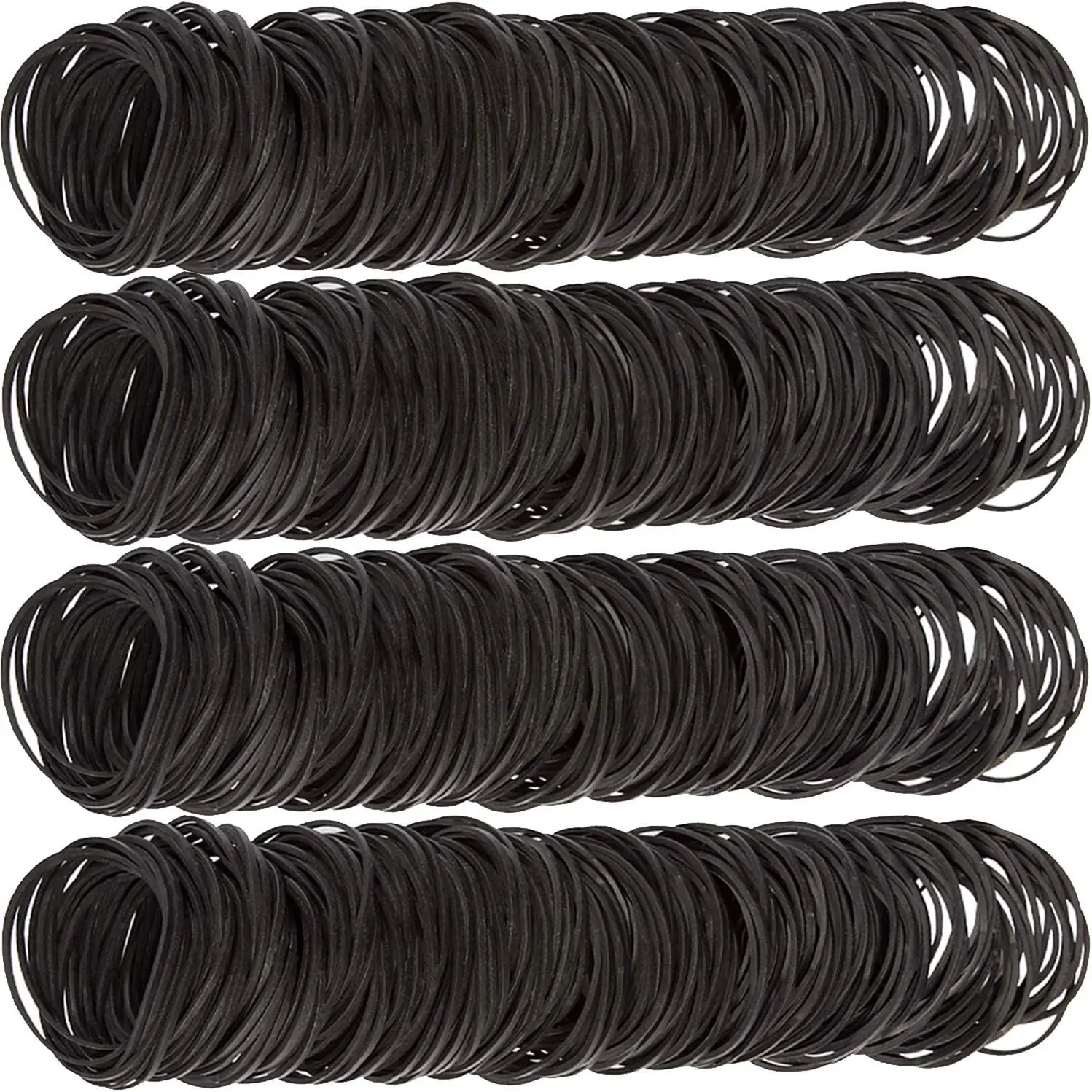 Rubber Bands black 500 count #16 Small Rubber Band for Office  School  size16 Elastic Band 38m m rubber bands