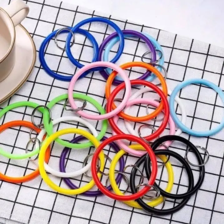 Silicone Bracelet Keychains