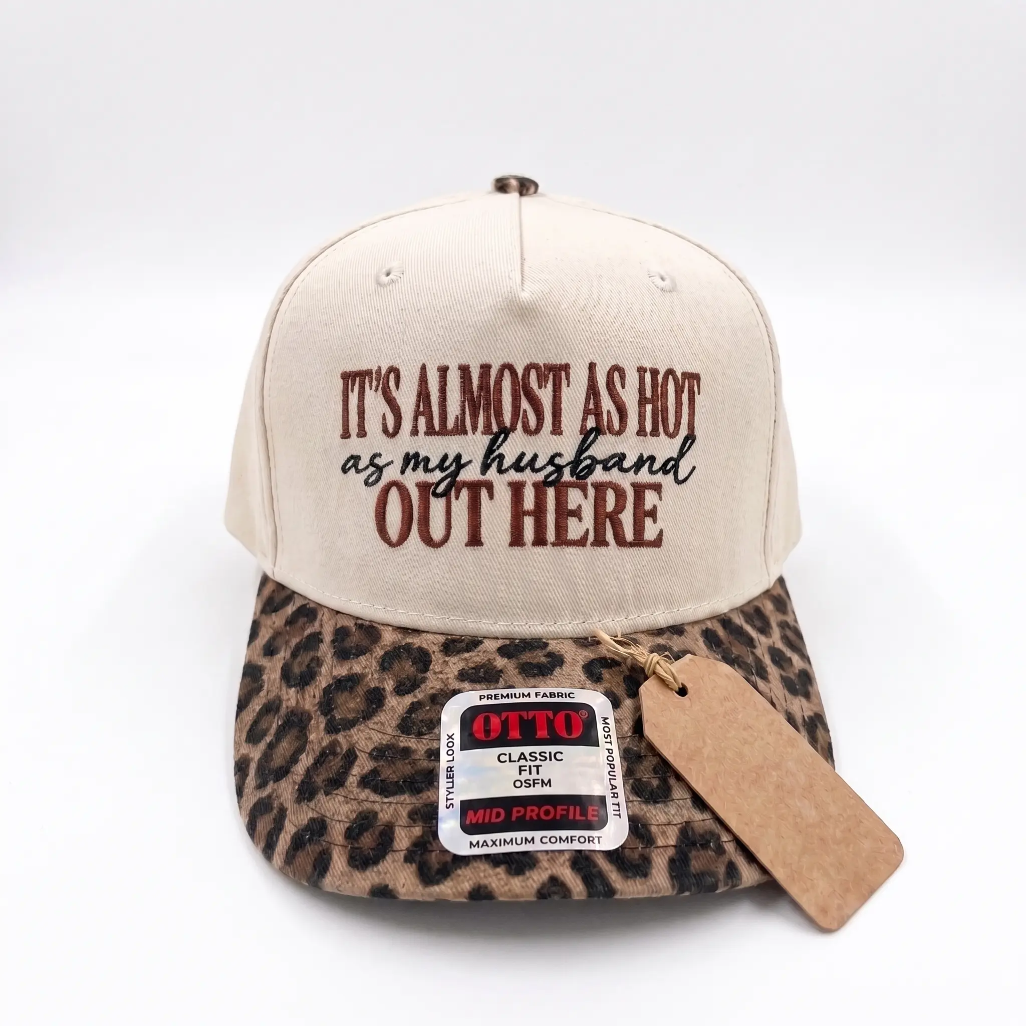 [Pre-order/12-15days shipping] It's almost as hot as my husband Hat, Embroidered Hat - Gift for Her