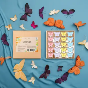 MOISTURIZER CANDLE: 0.5 Oz (Tealight: Butterfly Shape)