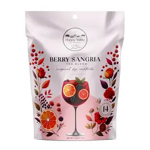 Berry Sangria:  A Blend of Hibiscus, Elderberry and Black Tea Beverage Natural
