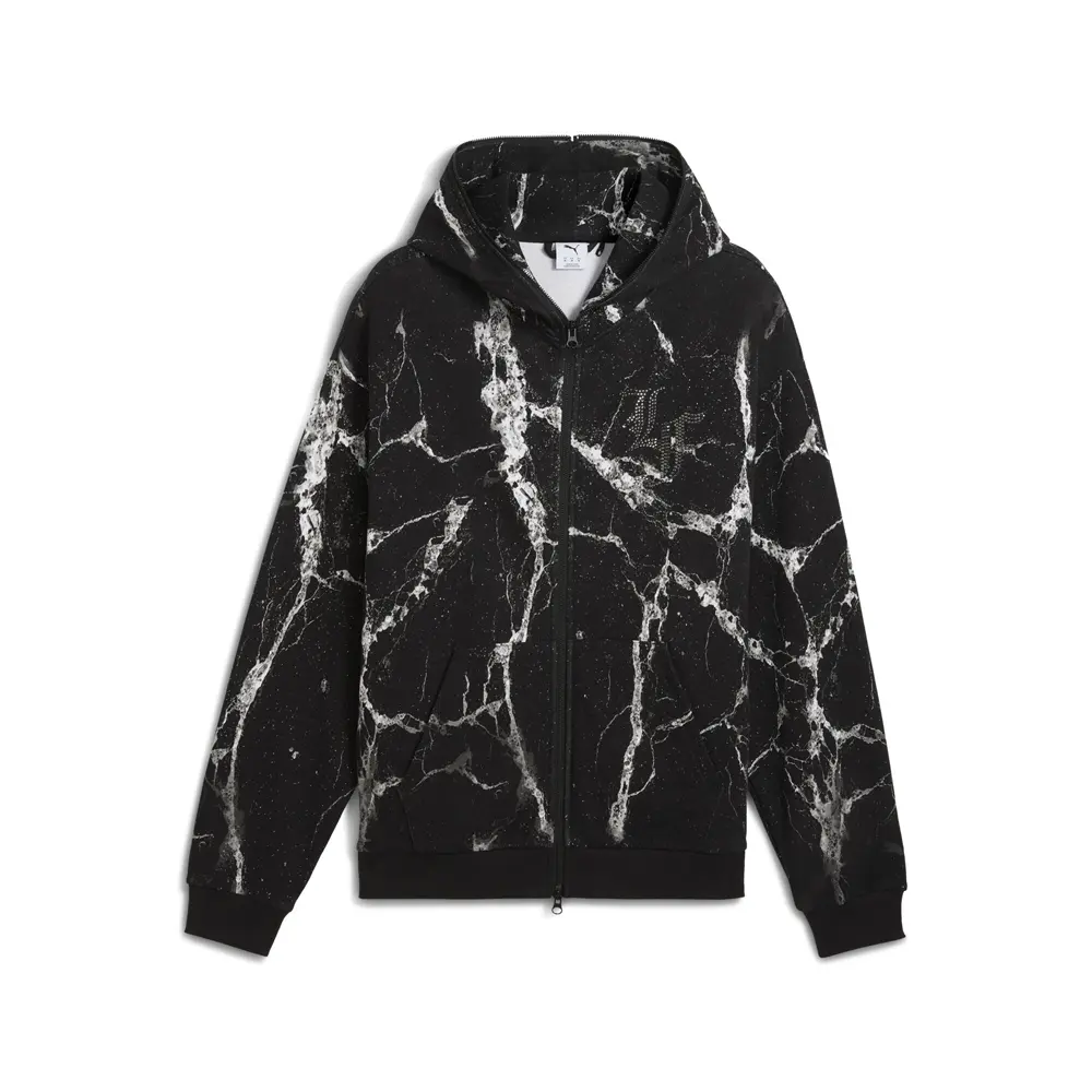 PUMA Mens X Lafrance Written In Chrome Hoodie Casual Outerwear Casual - Black