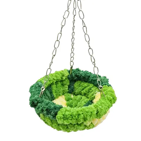 Hanging Bird Cage Bed, Parrot Hammock Nest, Bird Cage Accessory, Suitable for Parrots, Cages, Love Birds, Hamsters, Easy Assembly