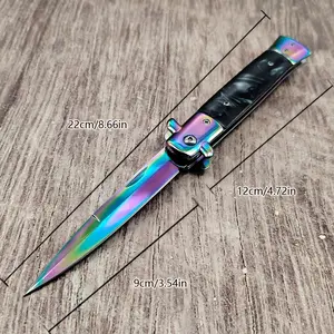 Perfect for hiking and EDC,Essential Toolkit,Ideal for Camping and Survival,Father's Day Gift,Colorful, Foldable, Comfortable, Portable, Fruit-Cutting, Sharp, Men's Gift
