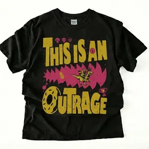 This Is An Outrage Shirt, Princess Donut And Mongo TShirt, Dungeon Crawler Carl Top, Sci Fi Fantasy Tee, Bookish Fan Merch
