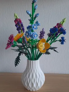 3D Printed Display Vase for LEGO Flower Sets