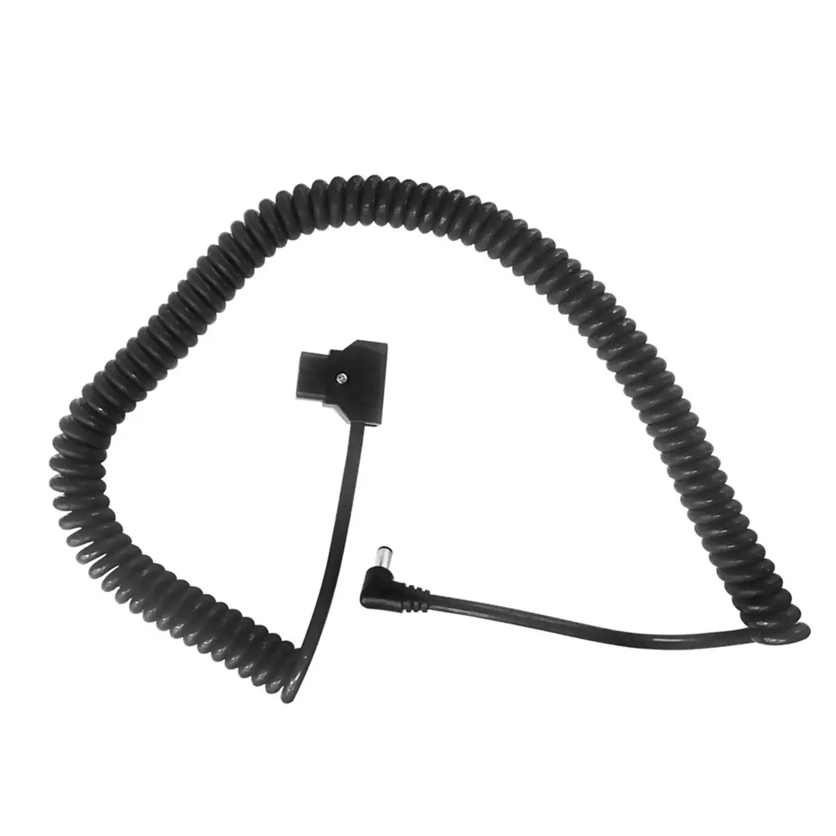 Aputure D-Tap to Locking 5.5mm DC Barrel Coiled Power Cable for Filming, Photographers, Filmmakers, with Enhanced Power Flexibility, Compact And Organized Setup