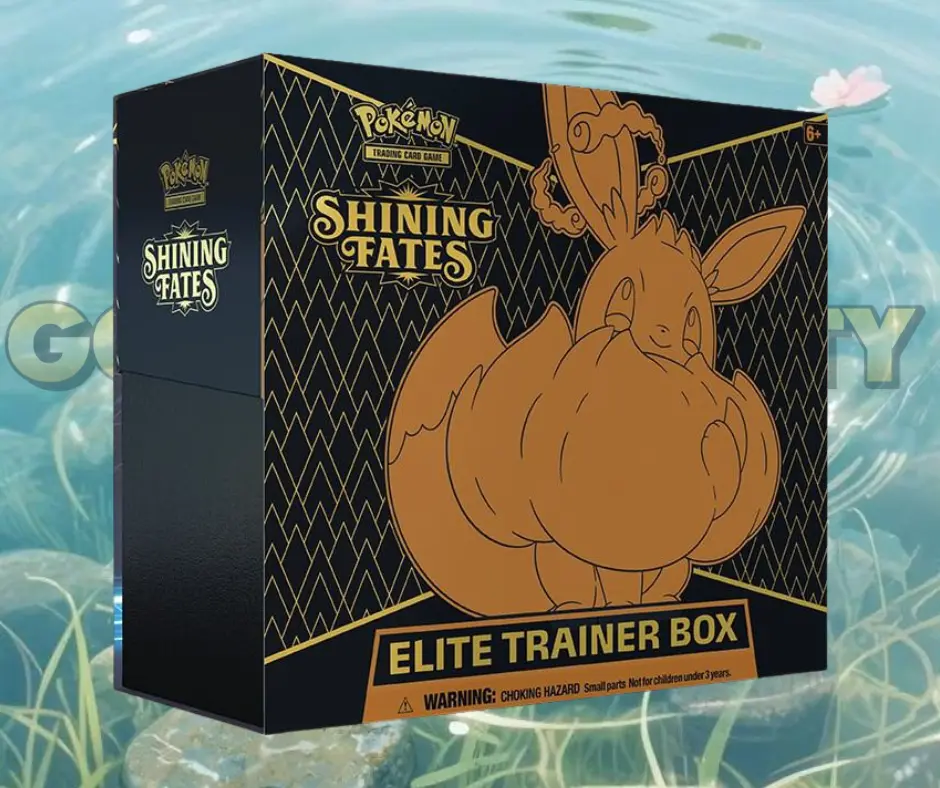 New Shining Fates Elite Trainer Box - Non-Sports Trading Card Collectible Accessory with Fates Theme