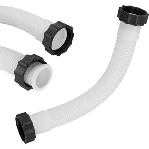 11388 Pool Sand Filter Pump Hose, 14" Short Pool Hose for Intex Sand Filter Pumps & Saltwater Systems, Above Ground Pools Filter Replacement Parts