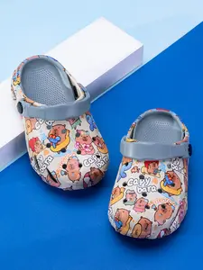 Cute Cartoon Pattern Hole Shoes Comfortable Soft Versatile Breathable Sandals, Casual Eva Material, Less Than Ankle Height