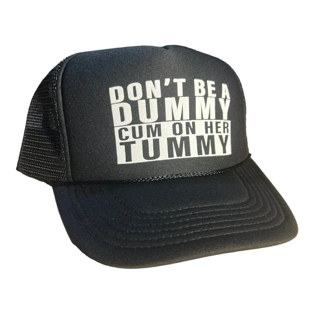 Don’t be a Dummy trucker hat funny trucker hat SnapBack bachelor party gender reveal gag gift novelty hat cap college beach summer boating cap dad hat