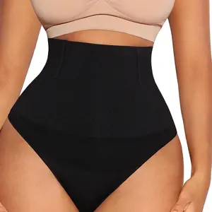 LOVERBEAUTY High Waist Tummy Control Seamless Thong Control Panties Comfortable Panty Shapewear Soft Womenswear Feminine Shapewear Soft Smooth Fit