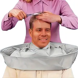 Haircut Hairdressing Cape for Salon & Barber Shop, Professional Hair Styling Tool for Men, Ideal Hair Apron & Cape for Hair Styling and Beard Trimming