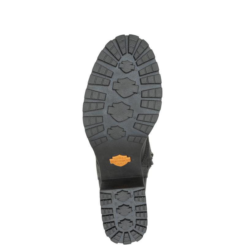 Harley-Davidson Aldona 14" Lace D87270 Womens Black Leather Motorcycle Boots