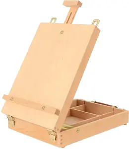 Wooden Desktop Easel & Storage Box Wooden Desktop Easel & Storage Box