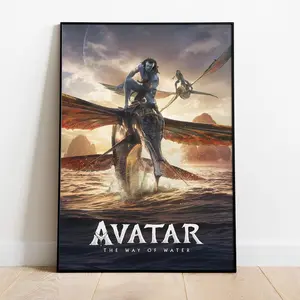 Best Seller Avatar 3 Canvas Poster: Premium Rolled Movie Art for Home Decoration.