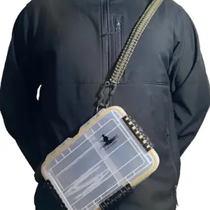 Wade Fishing Tackle Box, Durable Construction, Versatile Storage, Ideal for Fishermen