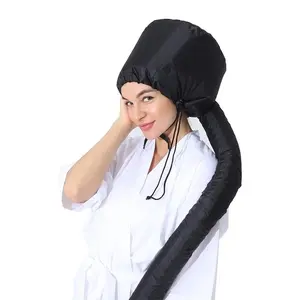 Hooded Hair Dryer Attachment, Adjustable Hair Bonnet, Bonnet Hair Dryer, Hair Steamer Cap Used for Curly, Speeding Up Drying Time, Deep Conditioning, Portable, Heatless Styling Tools